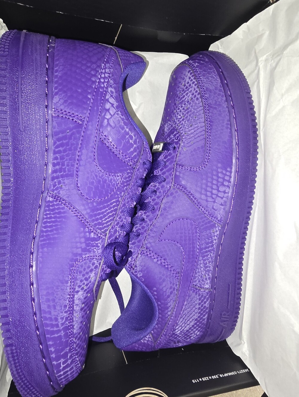 Nike Air Force 1 Low Kobe Bryant Court Purple sneakers Mens Size 11